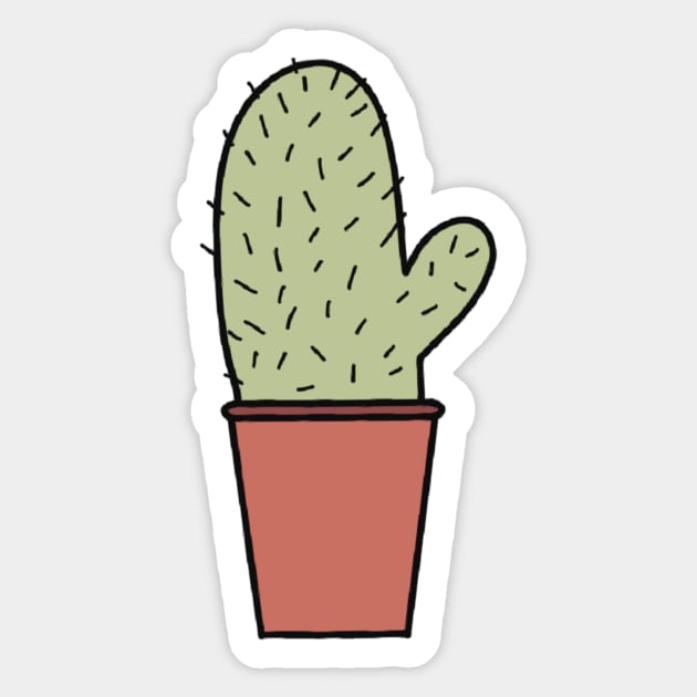 Cute Cactus Drawing Sticker by Slletterings